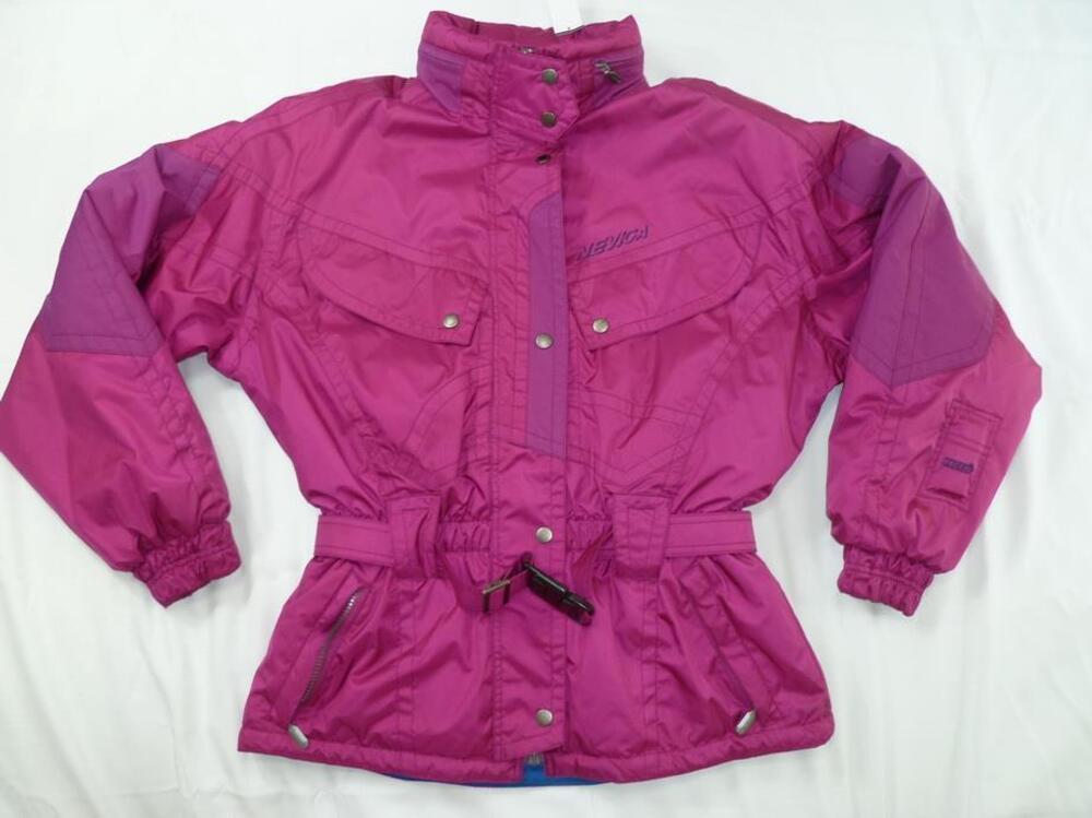 NEVICA XPS USED WOMEN US 10/F 40 RECCO WATERPROOF LONG SKI MAGENTA JACKET/PARKA